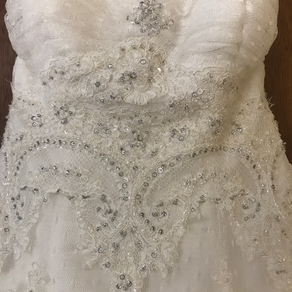 Casablanca wedding gown 1914 MAKE ANY OFFER - Picture 3 of 8
